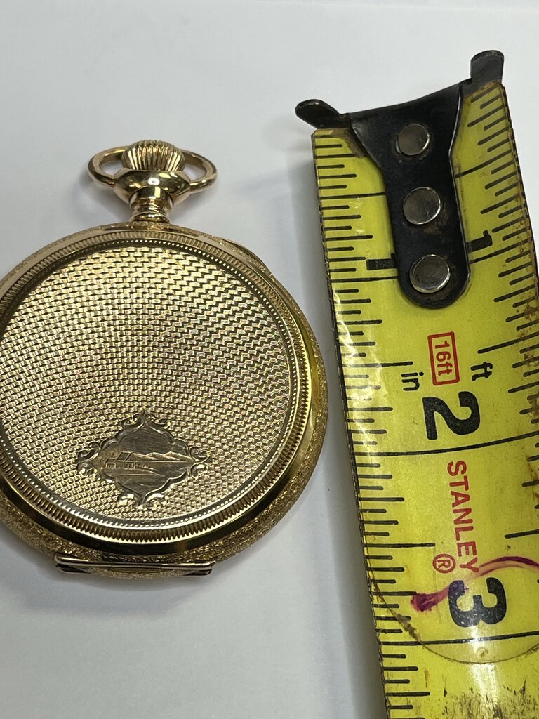 Antique Elgin Gold Filled Hunter Case Pocket Watch