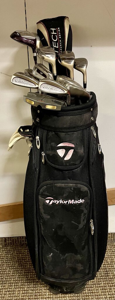 Maltby LTech Series Golf Clubs Complete Set of 14 w/ TaylorMade Golf Bag