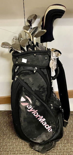 Maltby LTech Series Golf Clubs Complete Set of 14 w/ TaylorMade Golf Bag