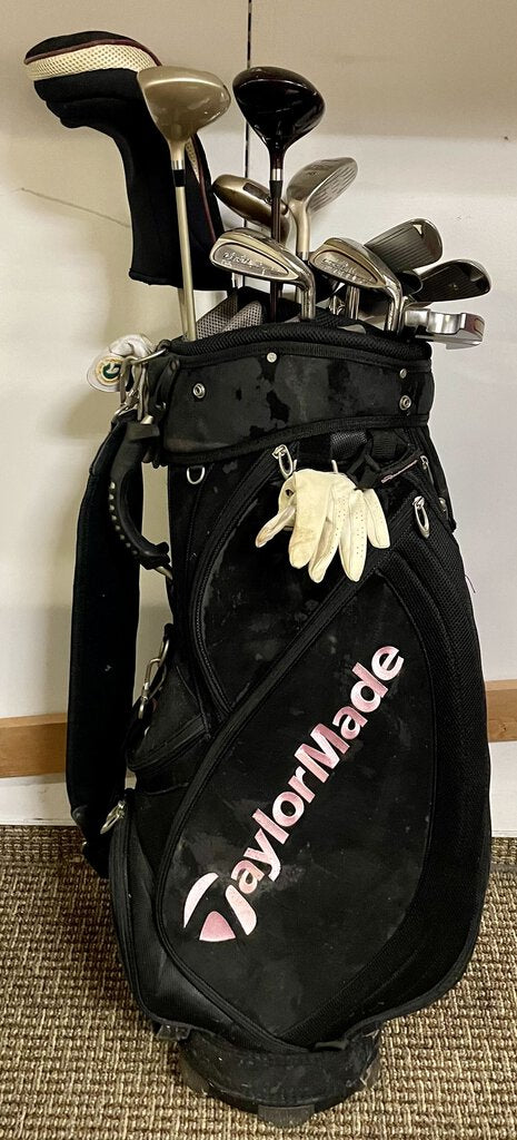 Maltby LTech Series Golf Clubs Complete Set of 14 w/ TaylorMade Golf Bag