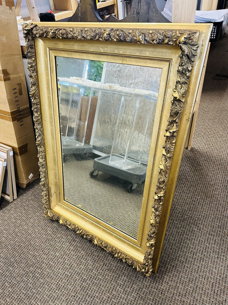 Beveled Gilt Mirror 34x48