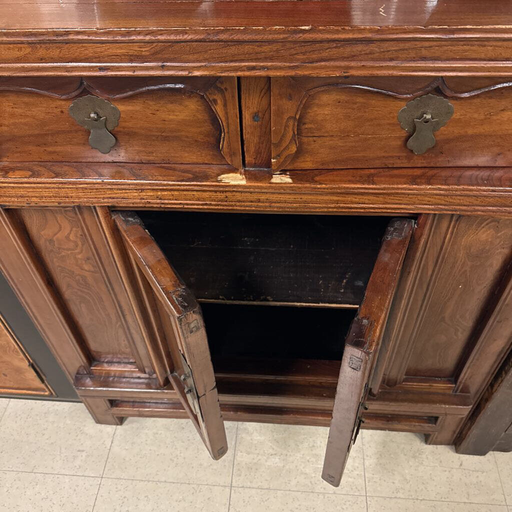 Asian Cabinet with 2 draws and 2 doors.37x22x36