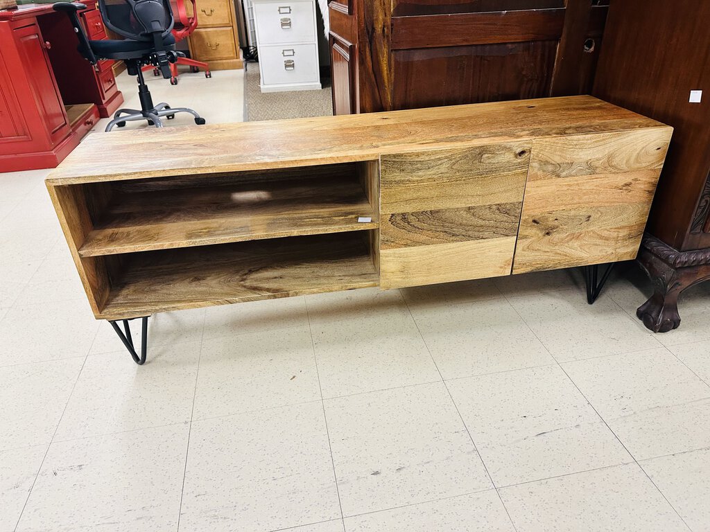 Mango Wood Console Stand Table 55x14x21 MSRP $499