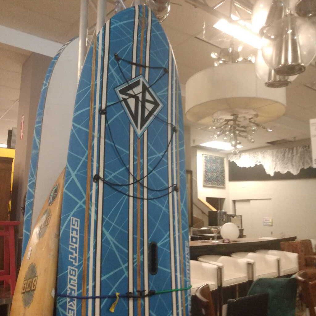 Scott Burke Bungee Foam Paddle Board 9' (Damage at Front of Board))