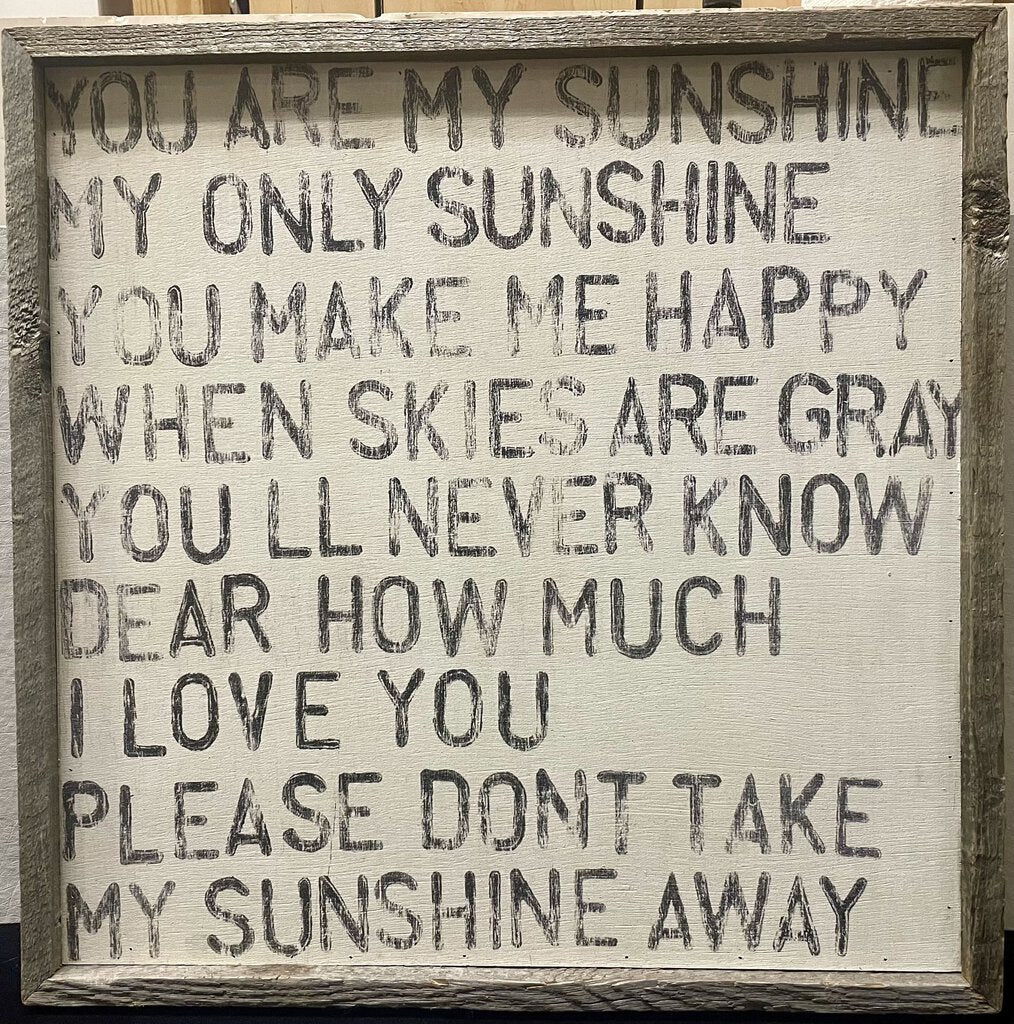 Sugarboo Designs You Are My Sunshine Wall Art