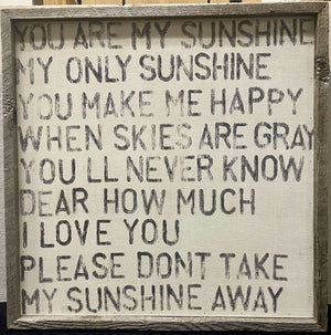 Sugarboo Designs You Are My Sunshine Wall Art