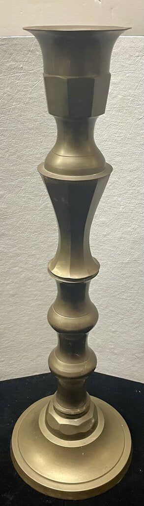 Vintage Brass Tall Candlestick Holder 20"