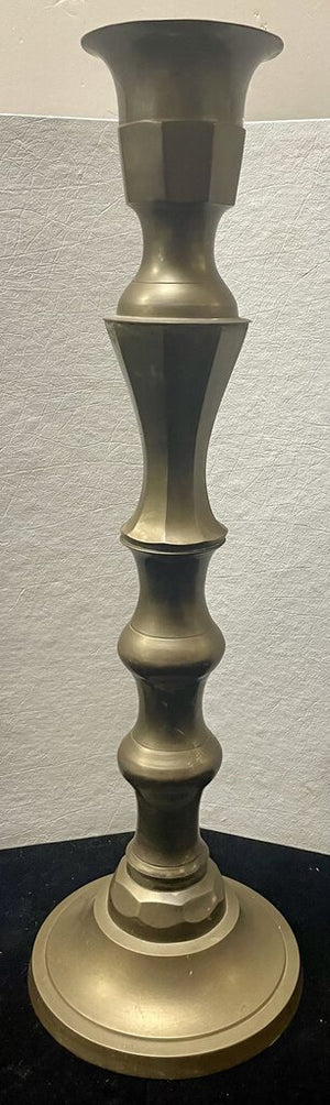 Vintage Brass Tall Candlestick Holder 20"