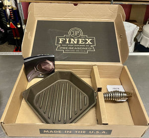 Finex 10" New In Box Season Cast Iron Griddle Pan