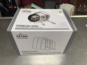 All Clad Stainless Steel Cookware Organizer (New In Box)