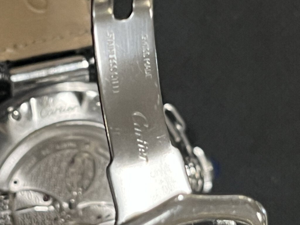 Cartier "Pasha" Stainless Auto GMT Power Reserve