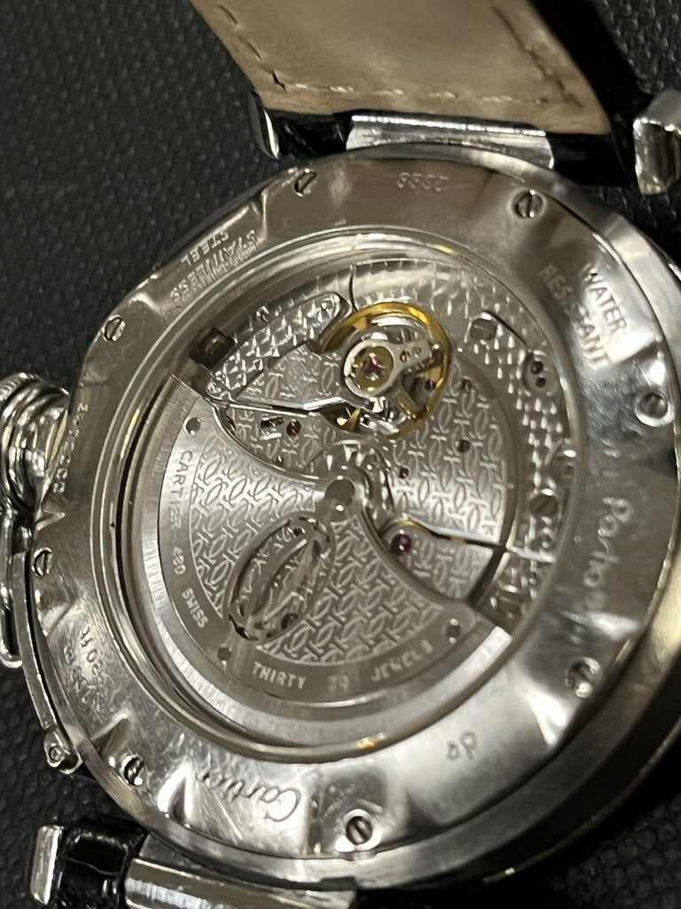 Cartier "Pasha" Stainless Auto GMT Power Reserve