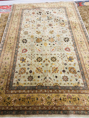 Indo Persian Rajhastan Wool / Cotton Rug 70x111