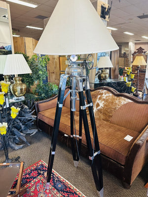 Restoration Hardware Royal Marine Tripod Lamp MSRP $1500