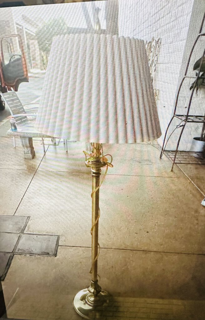 Traditional Brass Floor Lamp