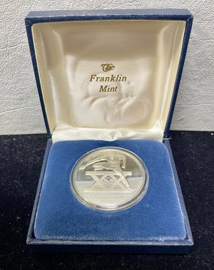 Franklin Mint 1972 XX Olympic Games Commemorative Silver Coin