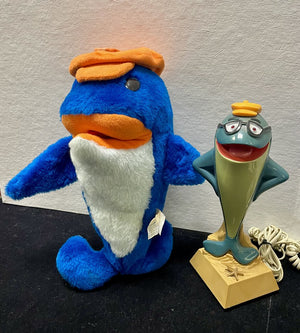 Vintage StarKist Charlie Tuna Collection Plushy and Phone(2 PCS)