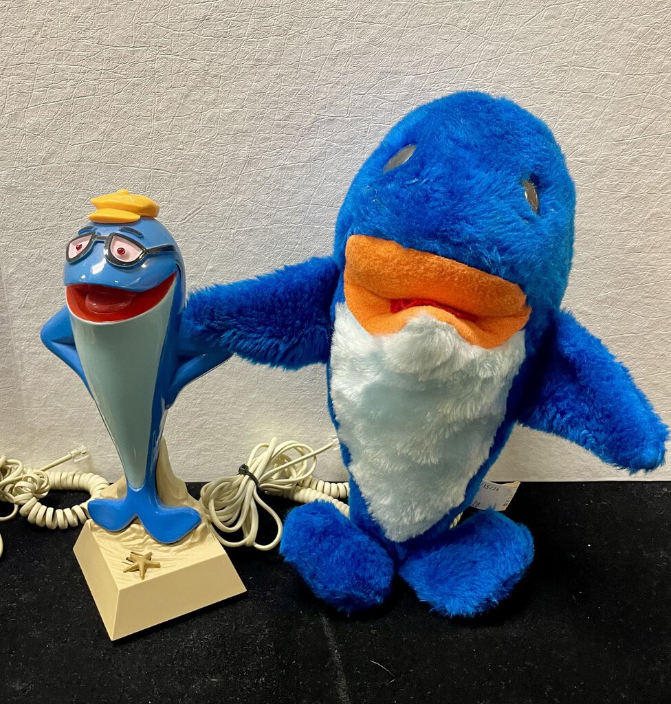 Vintage StarKist Charlie Tuna Collection Plushy and Phone(2 PCS)