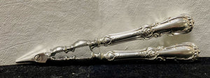 Antique 800 Silver Crab Lobster Cracker Shears