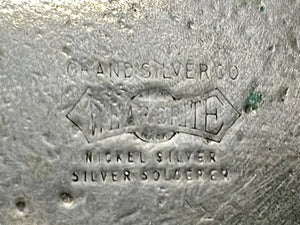 Grand Silver Co. Vintage Dish Nickel Silver