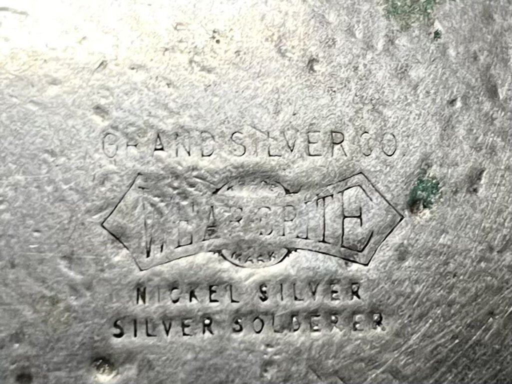 Grand Silver Co. Vintage Dish Nickel Silver