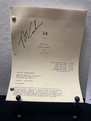 24 Pilot TV Series Signed Script Robert Cochran