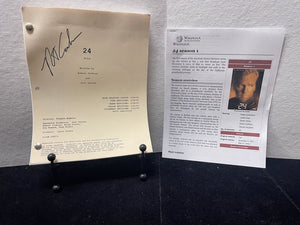 24 Pilot TV Series Signed Script Robert Cochran