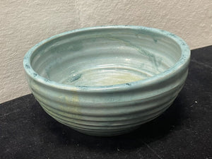 Blue Green Terracotta Bowl 8"