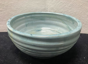 Blue Green Terracotta Bowl 8"