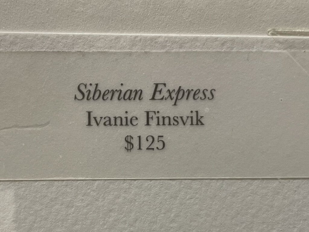 Ivanie Finsvik Siberian Express Original Signed Numbered Litho 1/25