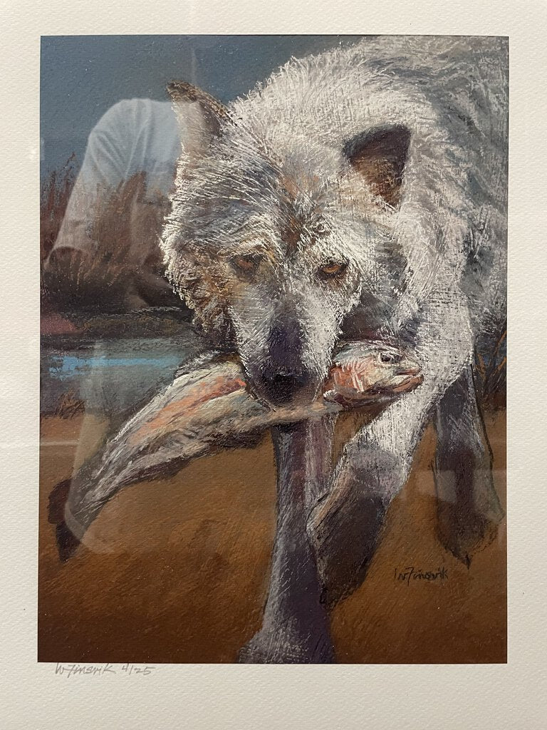 Ivanie Finsvik Catch of the Day Original Signed Numbered Litho 4/25