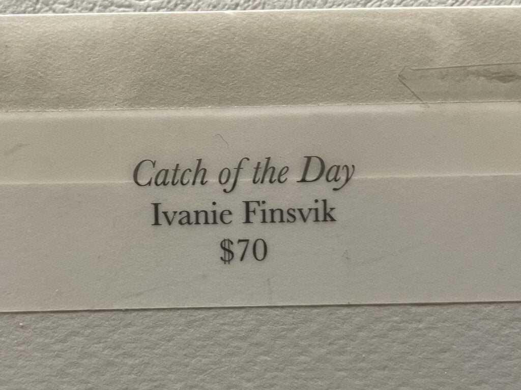 Ivanie Finsvik Catch of the Day Original Signed Numbered Litho 4/25