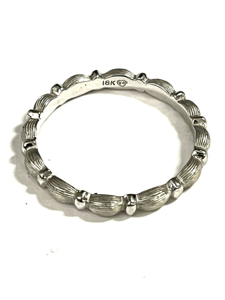 18K Two Tone White Gold Ring