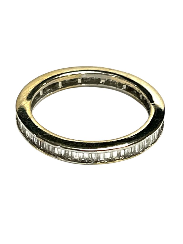 14K White Gold Diamond Eternity Band