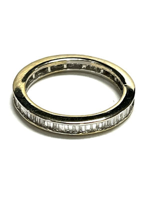 14K White Gold Diamond Eternity Band