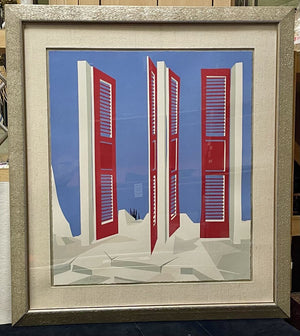 James Harrill Red Doors Signed Numbered Series Litho 73/275