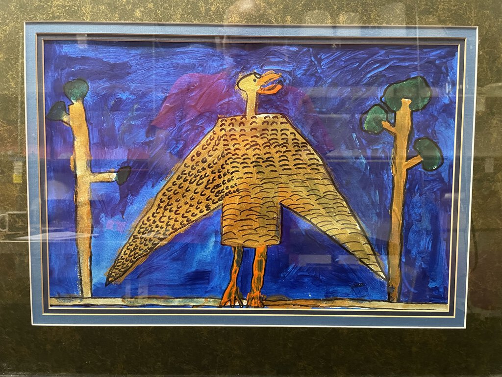 The Golden Bird Original Painting Unknown Artist