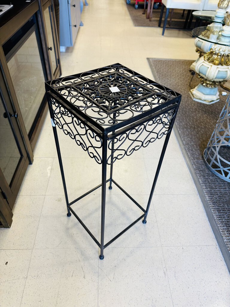 Metal Square Plant Stand 11.5x11.5x29