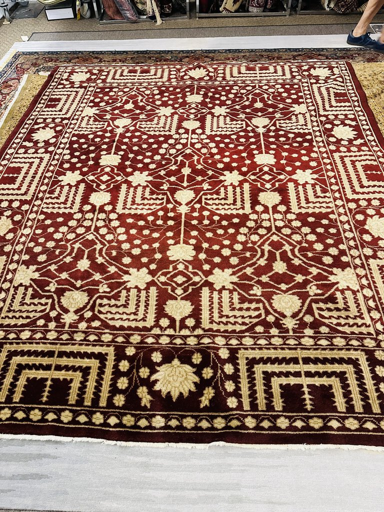 Vintage Indonesian Red Wool Rug 116x98