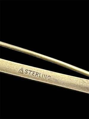 Sterling Enameled Bar Pin