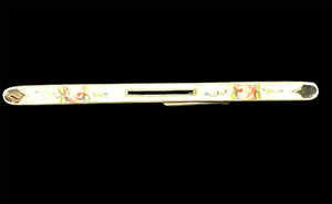 Sterling Enameled Bar Pin