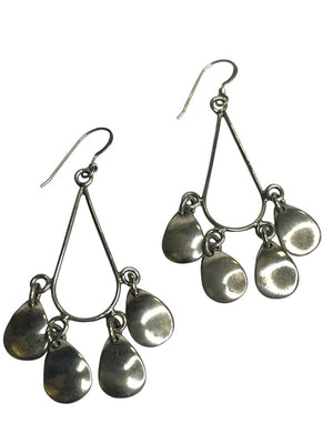 Sterling Silver Chandelier Earrings 925