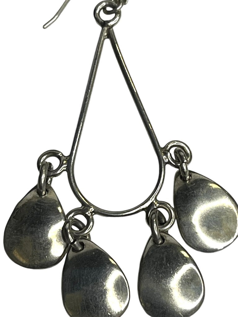 Sterling Silver Chandelier Earrings 925