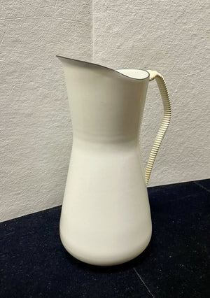 Dansk Kobenstyle JHQ White Enamel Wrapped Handle Pitcher