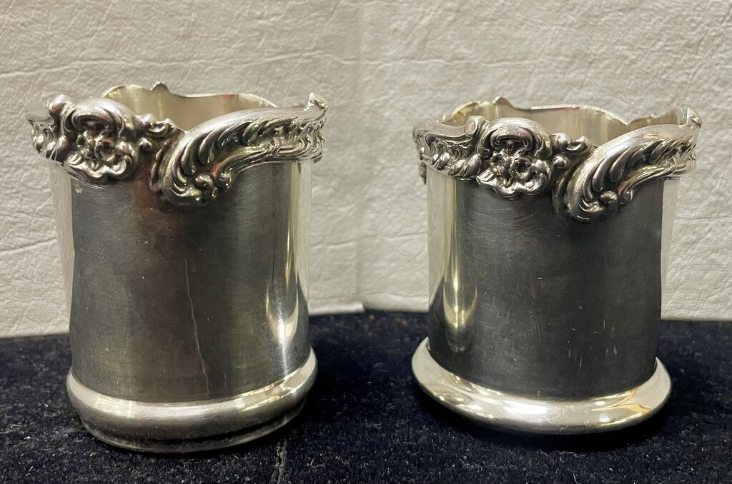 Industria Peruana Plata Esterlina 925 Camusso Silver Cups 2oz (2 PCS)