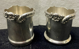 Industria Peruana Plata Esterlina 925 Camusso Silver Cups 2oz (2 PCS)