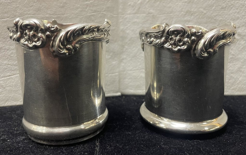 Industria Peruana Plata Esterlina 925 Camusso Silver Cups 2oz (2 PCS)