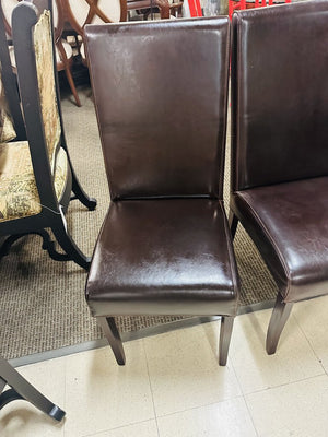 Leather Dining Chairs (set of 6)