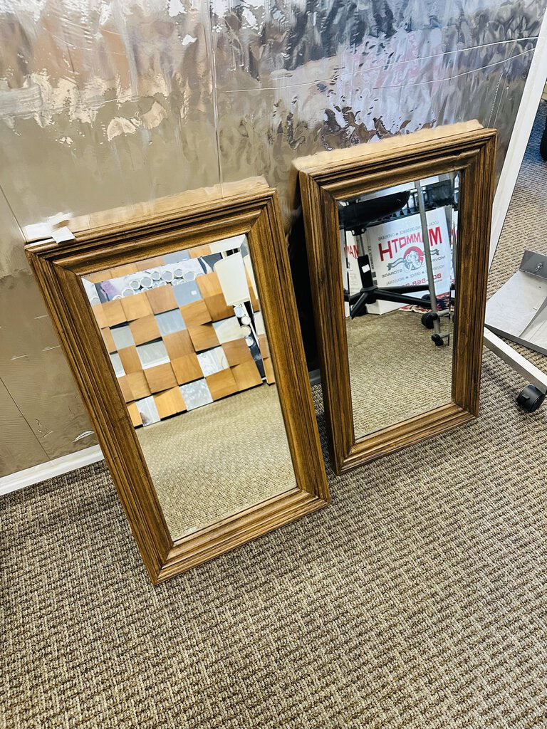 Wood Frame Mirror 15x25