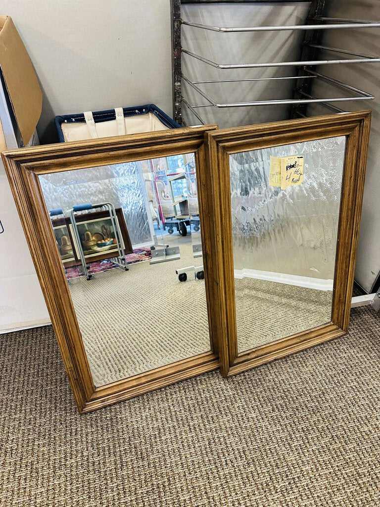 Wood Frame Mirror 19x29